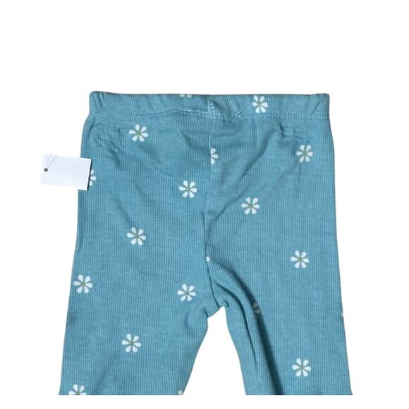 Jessica Simpson Capri Pants Elastic waistband Stretch Knit Fabric Blue 18M NWT - Picture 6 of 7